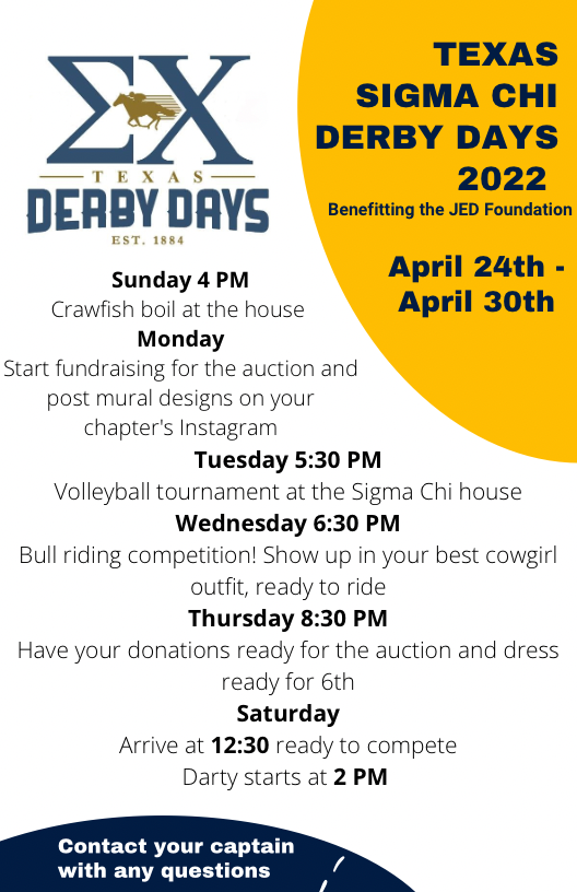Derby Days Texas Sigma Chi